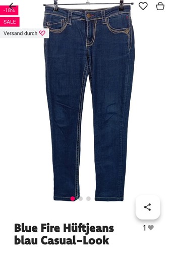 Blue fire slim jeans - blue,