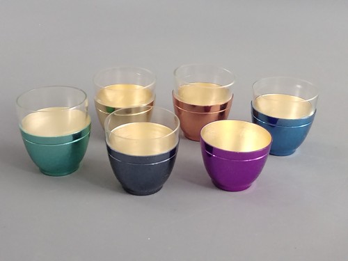 5er set likör gläser - 5er, ddr