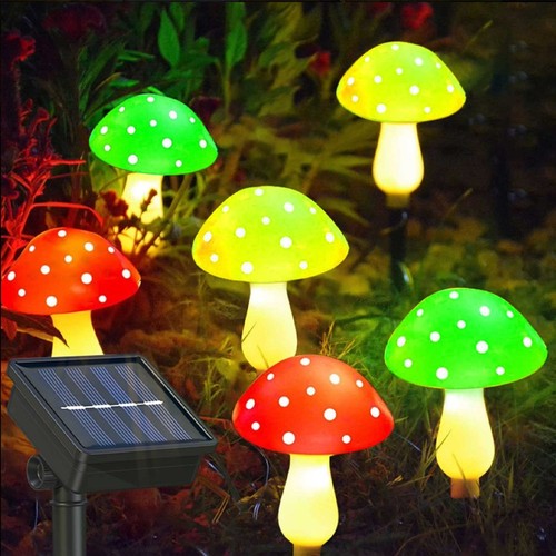 Led solar lichterkette pilz - solar,