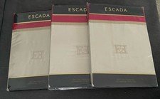 3 Stück Escada Kopfkissenbezüge 70x90 cm Rot/Beige Bezüge