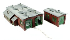 H0 Faller / Kibri / Vollmer / ... Lokschuppen Stellwerk Lagerhalle Auffahrtsr.