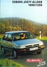 Subaru Justy Allrad 1000 / 1200 Prospekt - 1989
