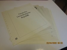 SAFE DUAL DDR Vordrucke Seiten 1949-1990 jahrgangsweise - nur einmal Porto --- 