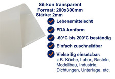 Silikon-Platte 60 Shore DIN A4