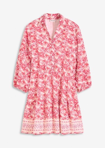 Kleid leinen look 38 - kleid, gr.