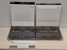 2x TDK SA-XS 60 mit STICKER