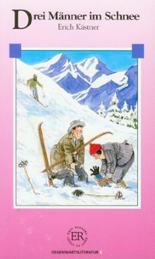 Drei männer schnee - im, mit