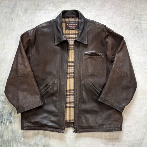 Chevignon lederjacke braun - lederjacke,
