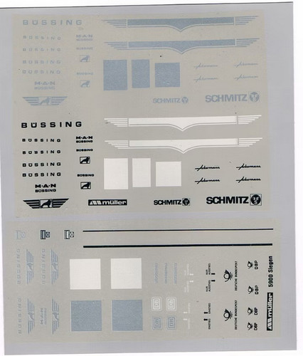 Decals büssing - 1:87,