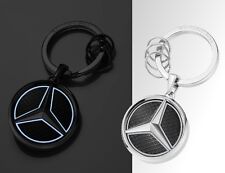Mercedes-Benz SchlüsselAnhänger Las Vegas silberfarben Stern leuchtet im Dunkeln