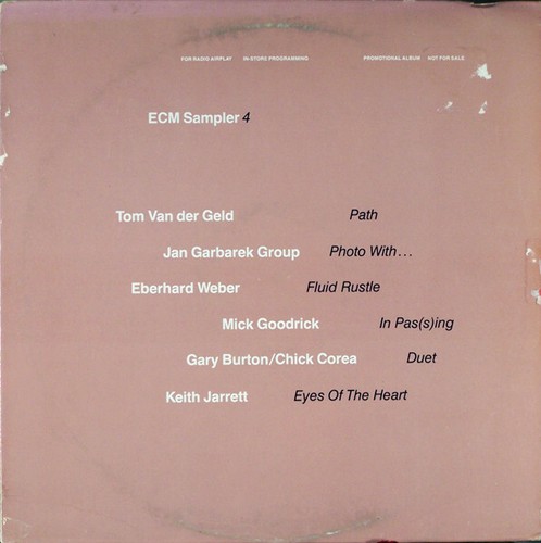 Various ecm sampler lp - ecm, 4
