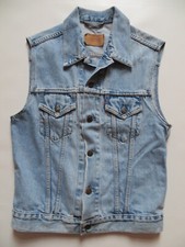 Levi's 70401 Jeans Weste Jeansweste Gr. M, Oldschool, SLIM FIT, Vintage Denim !