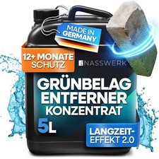 Grünbelagentferner Stein-Reiniger intensiv aussen Algen-Moos-Entferner effektiv	