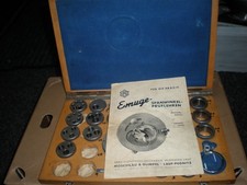 Emuge  Spannwinkel Prüflehren Set Gewindelehre TOP Selten RAR