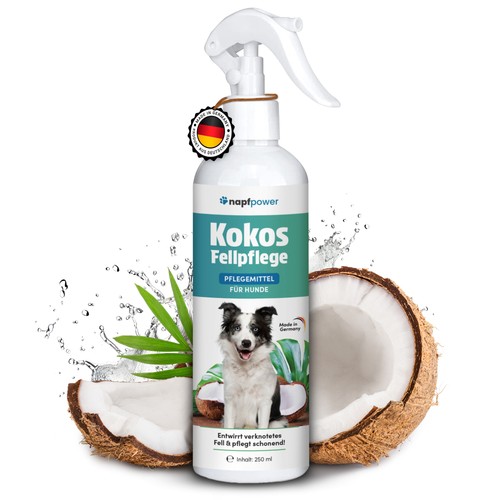 Fellpflege hund mit kokosduft - fellpflege,