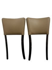 Bistrostuhl Luca Ersatzteil Rückenlehne 2x 2er Set Taupe Leder