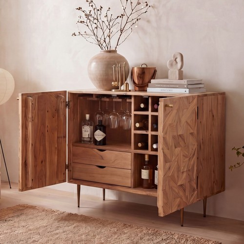 Hausbar massivholz 90cm - hausbar,