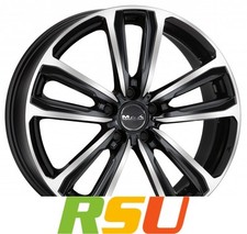 MAK Magma black mirror 7.5x17" ET40 LK5 114.3 ML 76 Alufelgen 17 Zoll