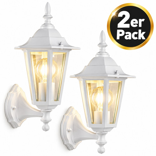 Außenlampe e27 - 2x,