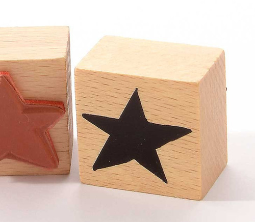 Stempel stern fläche - stempel,