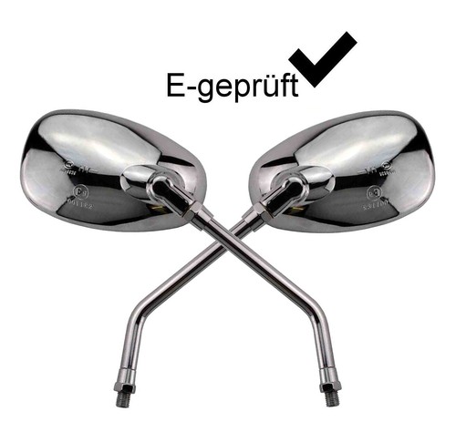 Motorrad spiegel paar chrom - motorrad,