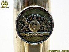 Vintage Cross Rollerball 1/20 12k Gold Filled Wappen Krone Schloss Logo Soft Tip
