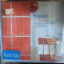 Koziol Raumteiler Frame  transparent, 6 Packungen a 6 Stk., 27cm x 27cm , OVP