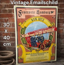 Vintage alt feuerwehr hamburg - feuerwehr,