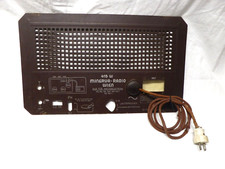 Rückwand, Backwall  - Röhrenradio Minerva-Radio Wien 415W mit Netzstecker     ()