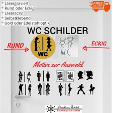 Toilettenschild Türschild