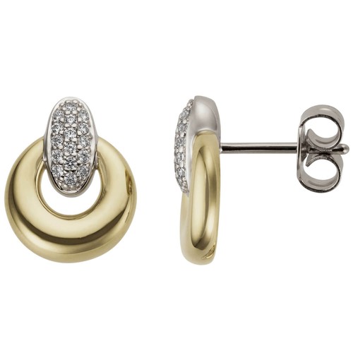 Ohrstecker aus 585 gold - aus,
