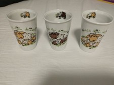 3 Stück Knickbecher Lass Dich