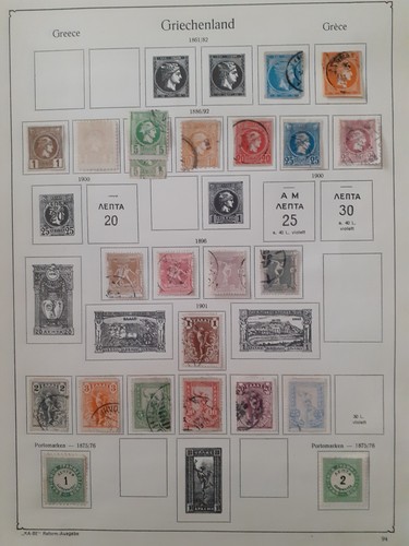 Griechenland sammlung auf - -,