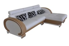 Eck Sofa Leder Couch Eck