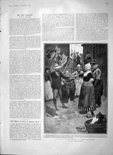 Original alter antiker Druck