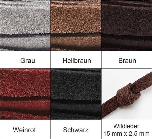 Wildlederband lederband flach - wildlederband,,