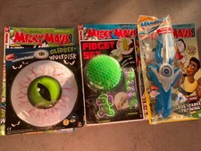 3 x Micky Maus Spielzeug Zeitschriften Kinder Spritzpistole Wurfdisk