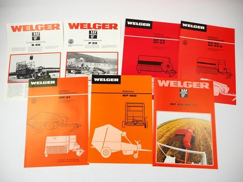 Original prospekt welger - 7x,