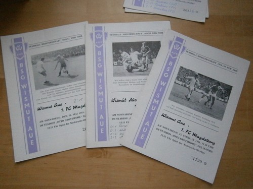 Programmhefte ddr oberliga - programmhefte,