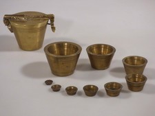 rh1/2  altes Bechergewicht  Bronze  19. Jahrhundert