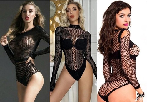 Damen sexy body netzshirt - damen,