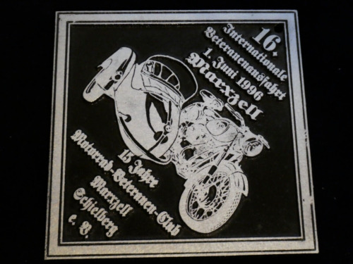 Alte plakette motorrad - alte,