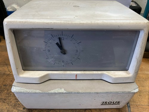 Isgus stempeluhr zeit und - /,