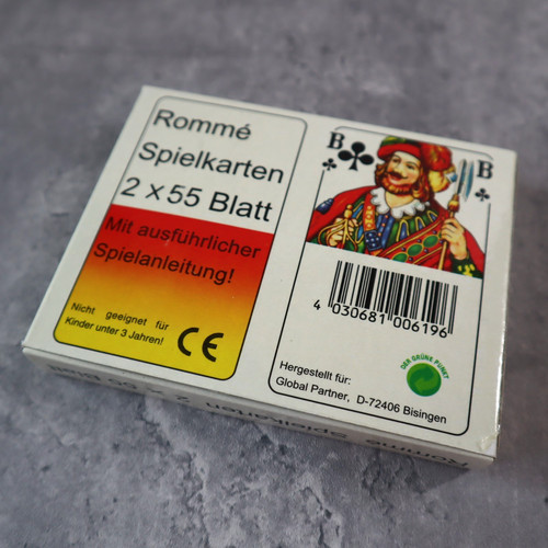 Romme spielkarten mit - romme,