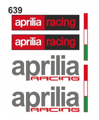 Aprilia aufklebersatz racing - aprilia,