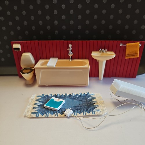 Lundby badezimmer holzoptik - lundby,