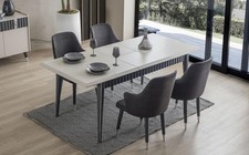 Designer Rechteckiger Weißer