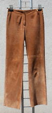 Damen Hose NUBUK Leder TCM 36 mit Flechtung