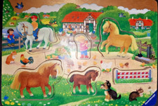 Ravensburger Holzpuzzle alle Figuren aus geleimten Holz Super Qualität neuwertig