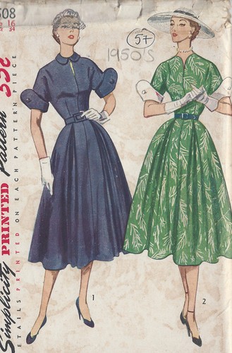 1951 vintage nähen muster b34 - 1951,